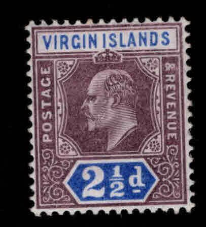 British Virgin Islands Scott 32 MH*  KEVII stamp