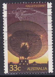 Australia - 1986 Appearance of Halley's Comet 33c Used 