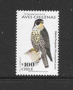 BIRDS - CHILE #1314 FALCON MNH