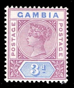 MOMEN: GAMBIA SG #41 1898 MINT OG NH £48++ LOT #66650