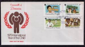 Dominica 613-616 IYC U/A FDC