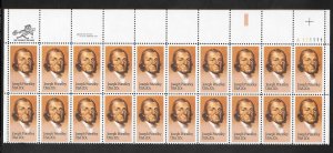 #2038 MNH Plate Block strip of 20