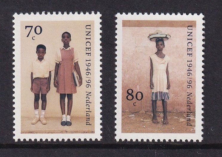 Netherlands  #939-940  MNH  1996 UNICEF