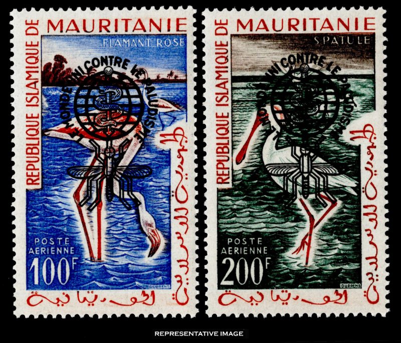 Mauritania Scott C14-C15 Mint never hinged.