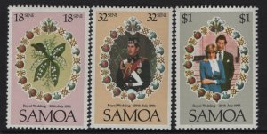 SAMOA   558-560 MNH  SET