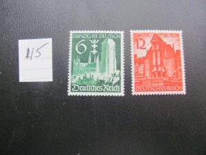 Germany 1939 MNH  SC 492-493 SET  VF/XF  (115)