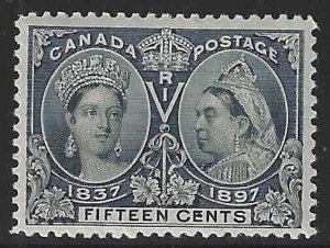 Canada, 1897, Scott #58, 15c Jubilee, Very Fine, Hinged