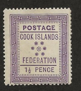 COOK ISLANDS SC# 6  F/MOG  1892