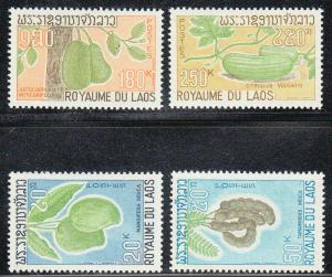 Laos Fruits (Scott #174-77) MNH 