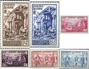724277 MNH ARGELIA 1954 PRO VICTIMAS DEL SINIESTRO DE ORLEANSVILLE