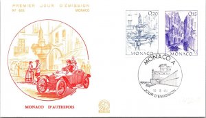 Monaco FDC 1984 SC #1412 Monaco Of Yesteryear - J21225