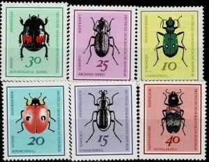 GERMANY DDR 1968 BEETLES AND INSECTS   MNH