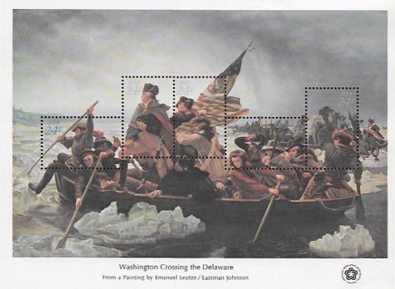 US #1686-89 Bi-Centennial Souvenir Sheets, in Mounts.