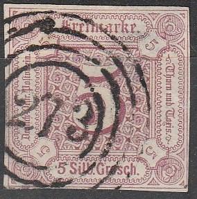 Thurn & Taxis #13 Used CV $400.00 (A16113)
