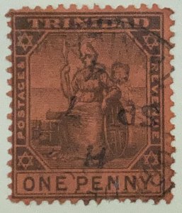 AlexStamps TRINADAD #78 VF Used 