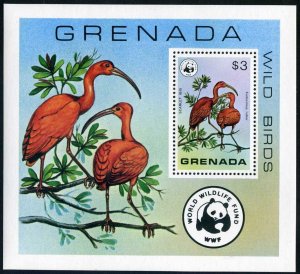 Grenada 849-856, MNH. Mi 881-887, Bl.70. WWF 1978. Gull, Petrel, Killdeer, Ibis,
