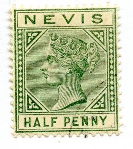 Nevis, Scott #21, Used
