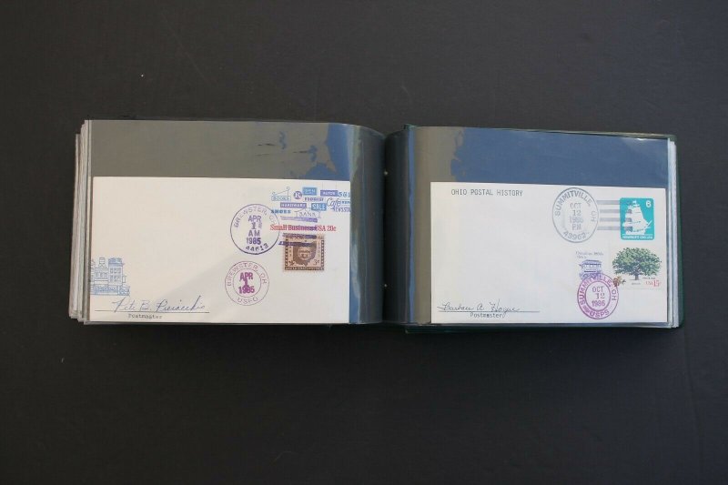 US Old Stamp Collection 100 Postmaster Signed Dones Hand Canceled Covers