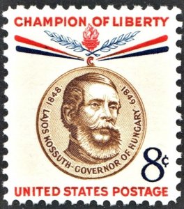 SC#1118 8¢ Champion of Liberty: Lajos Kossuth (1958) MNH