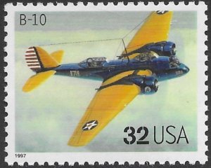 3142f B-10 Classic Aircraft MNH Single