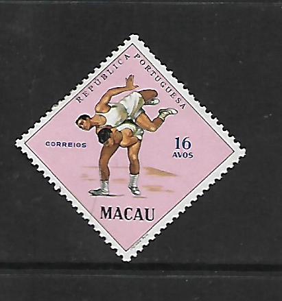 MACAU, 395, MINT HINGED, SPORTS ISSUE