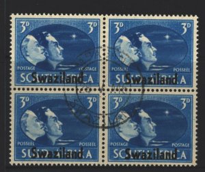 Swaziland Sc#40 Used Block of 4