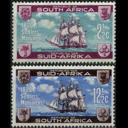 SOUTH AFRICA 1962 - Scott# 282-3 Settlers-Ship Set of 2 NH