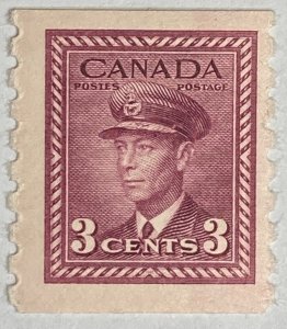 CANADA 1942-43 #266 King George VI War Issue Coil - MNH