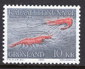 Greenland 136 Shrimp MNH VF