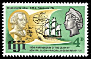 Fiji 233, MNH, Admiral William Bligh and HMS Providence
