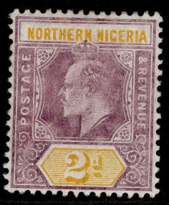 NORTHERN NIGERIA EDVII SG22b, 2d dull purple & yellow, M MINT. Cat £19.