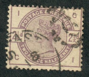 Great Britain #101 used single