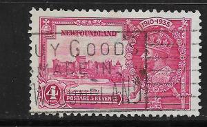 NEWFOUNDLAND, 226, USED, SILVER JUBILEE ISSUE