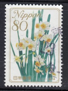 Japan 2008 Sc#3084 Narcissus - Fukui Prefecture used