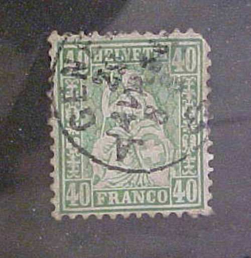 SWITZERLAND  STAMP #77 cat.$77.00 USED 