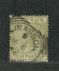 Cyprus Sc#24a Used/VF, Cv. $40