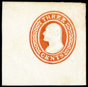 US Stamps # U9 Cut Square Mint Superb Gem