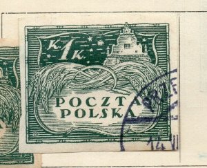 Poland 1919 Early Issue Fine Used 1K. NW-191977