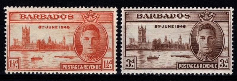 Barbados 1946 Victory, Set [Unused]