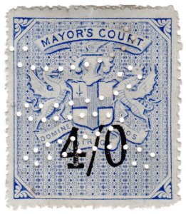 (I.B) QV Revenue : Mayor's Court 4/-