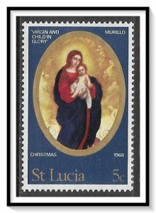 St Lucia #237 Christmas MNH