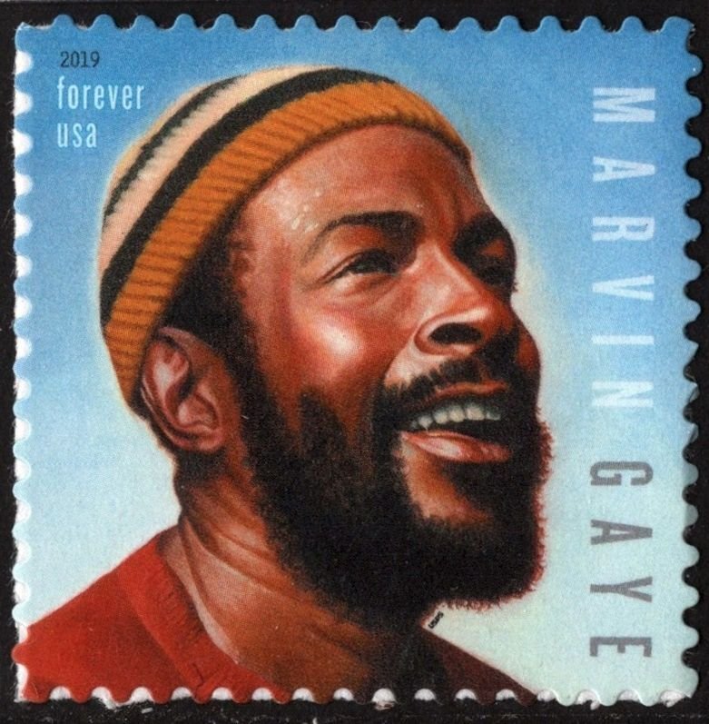 SC#5371 (Forever) Music Icons Series: Marvin Gaye (2019) SA