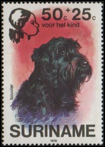 Suriname B235 - Mint-NH - 50c+25c Terrier (1976) (cv $2.15)