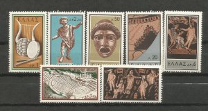 Greece 649-655 MNH