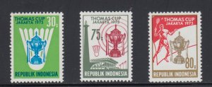 Indonesia     837-39    mnh      $ 4.75