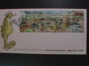​NEW ZEALAND-1996 SC#1344a  NEWZEALAND SEASHORE-CONTINUOUS STAMPS MINT FDC VF