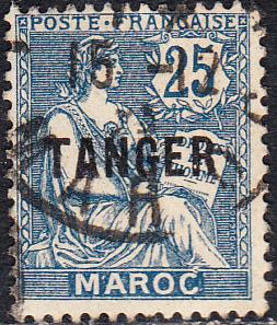 French Morocco #81 Used