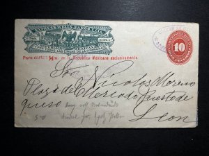 Unknown Year Mexico Cover Express Wells Fargo to Leon