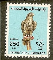 United Arab Emirates  Scott 307   Falcon    Used