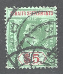 Malaya Straits Settlements SC #167  VF,  Used,  CV $85.00 ..... 6090228